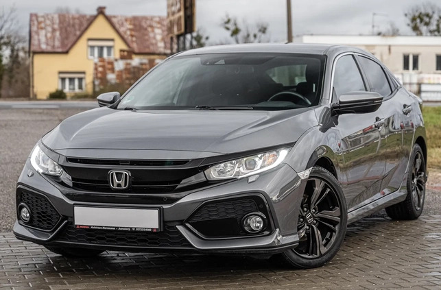 Honda Civic cena 62900 przebieg: 91000, rok produkcji 2018 z Radom małe 407